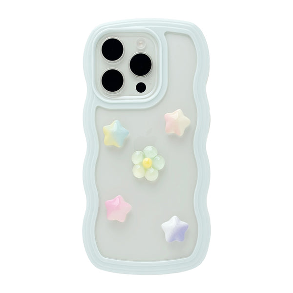 Starry & Floral TPU iPhone Case