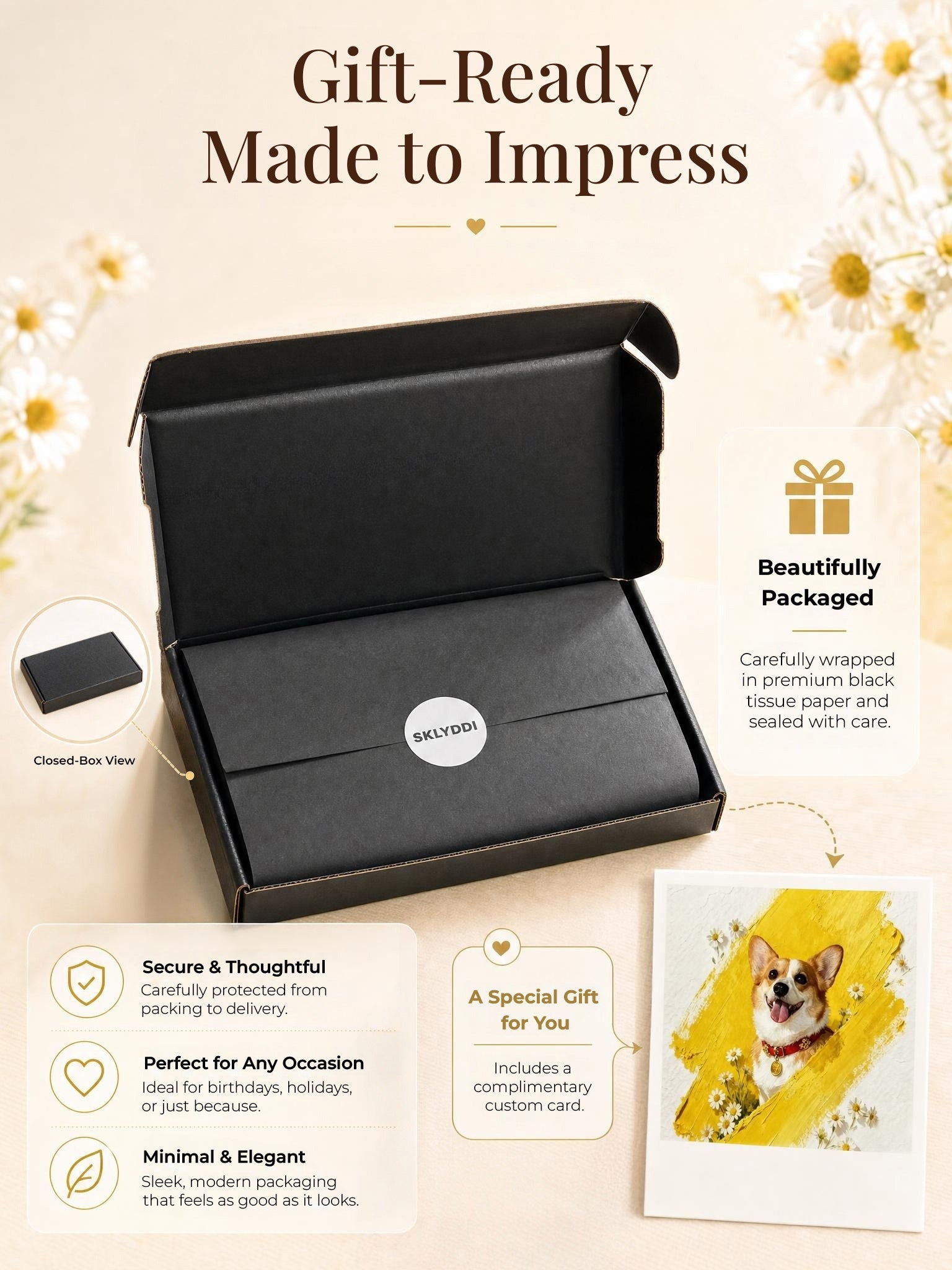 Custom Painted Pet Portrait Reverie | Invisible Magnetic Case