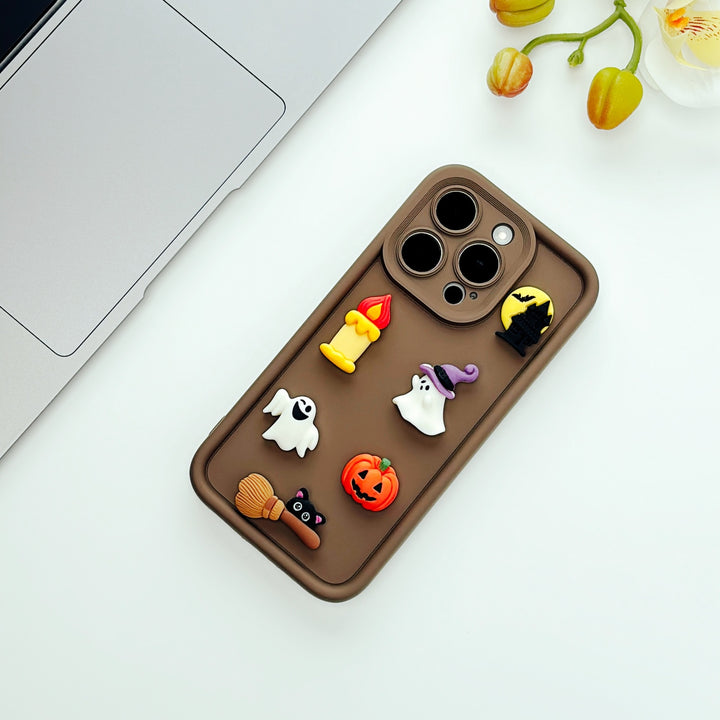 Halloween-Themed Silicone iPhone Case - Ghosts SKLYDDI Halloween-Themed Silicone iPhone Case - Ghosts SKLYDDI