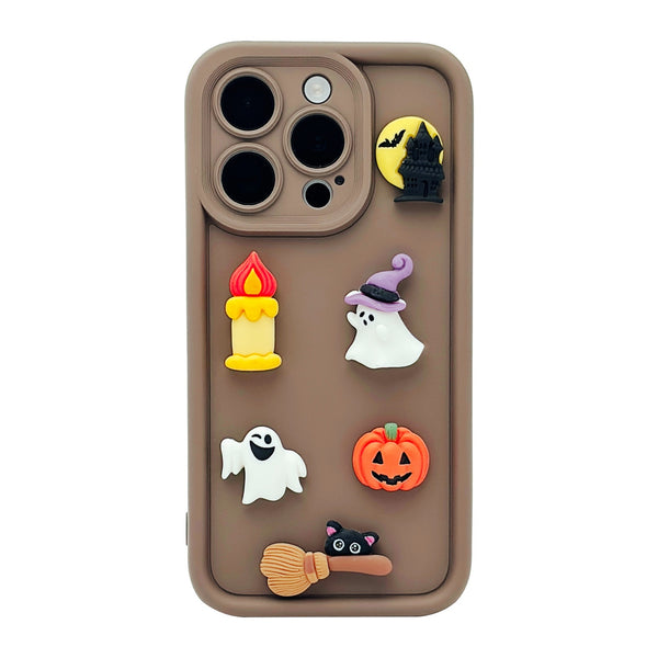 Halloween-Themed Silicone iPhone Case - Ghosts