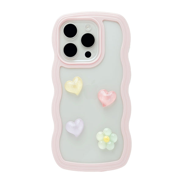 Heart & Flower TPU iPhone Case