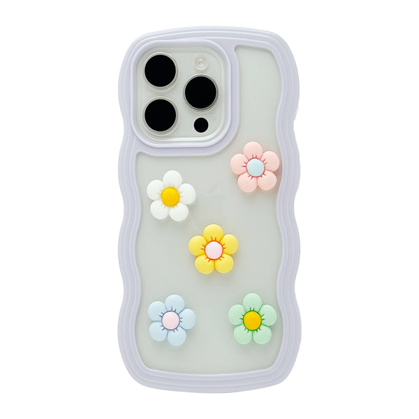 Floral TPU iPhone Case - Cute Flower Design